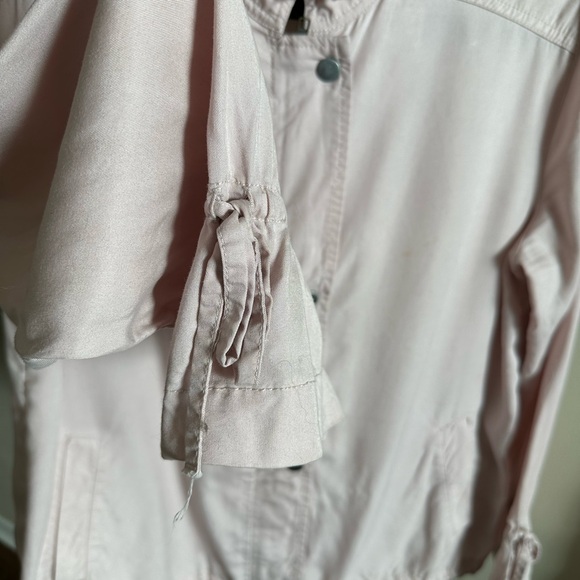 Anthropologie Hinge Designed In Seattle Women's Pale Pink Full Zip Jacket - Picture 5 of 7